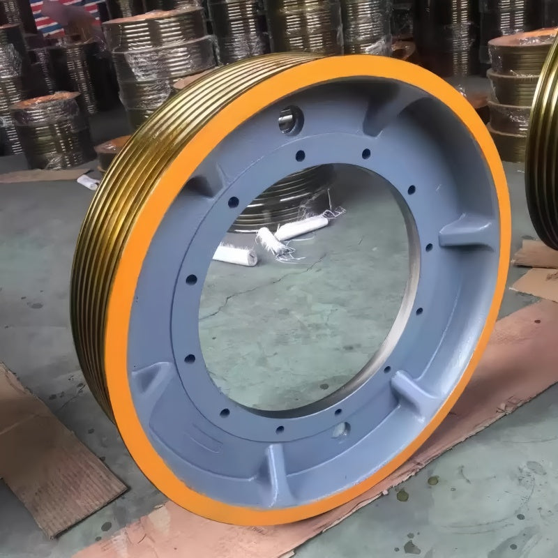 620mm Elevator Traction Sheave 6-Groove Pulley Lift Sheave