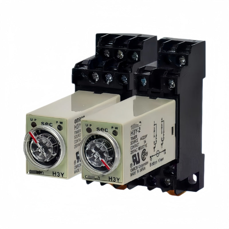 H3Y‑2‑C Elevator Time Delay Relay | AC220V Plug-In Timing Relay