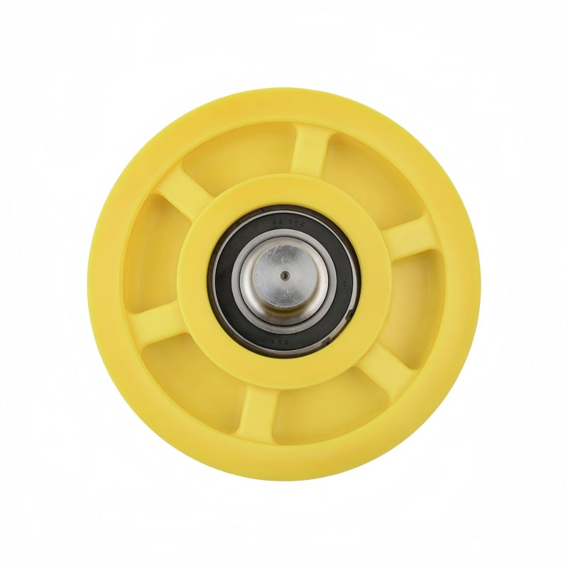 Elevator Guide Pulley - Dia 320mm 7 Grooves 8mm Steel Rope Nylon Deflect Pulley