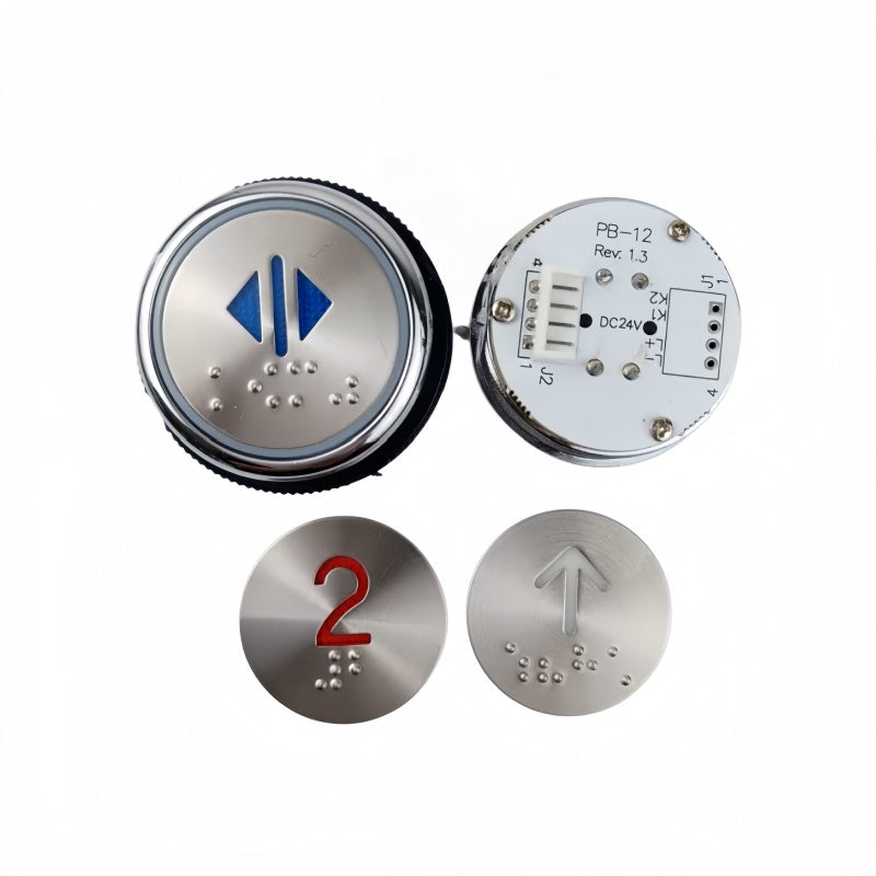 Elevator Push Button PB-12 Square & Round Type DC24V