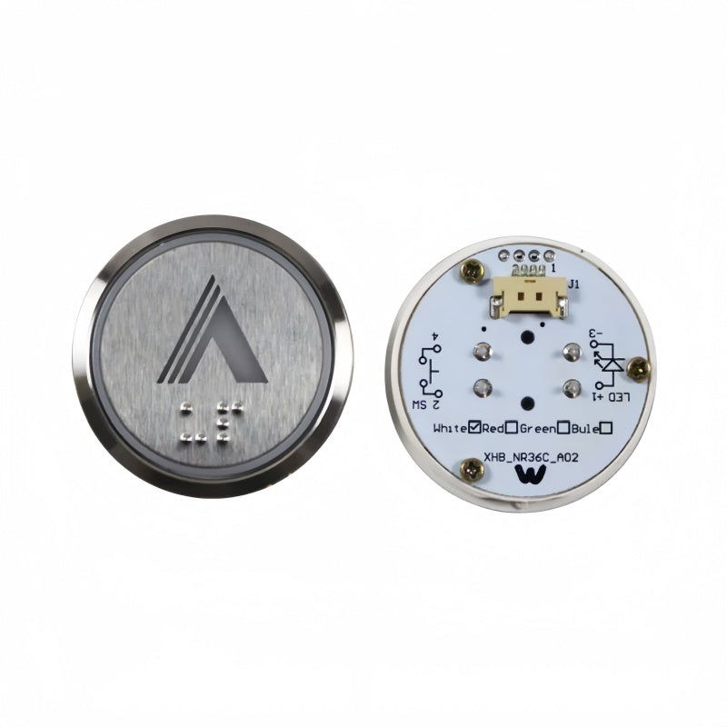 Elevator Round Braille Push Button XHB-NR36C-A02 B02 C02