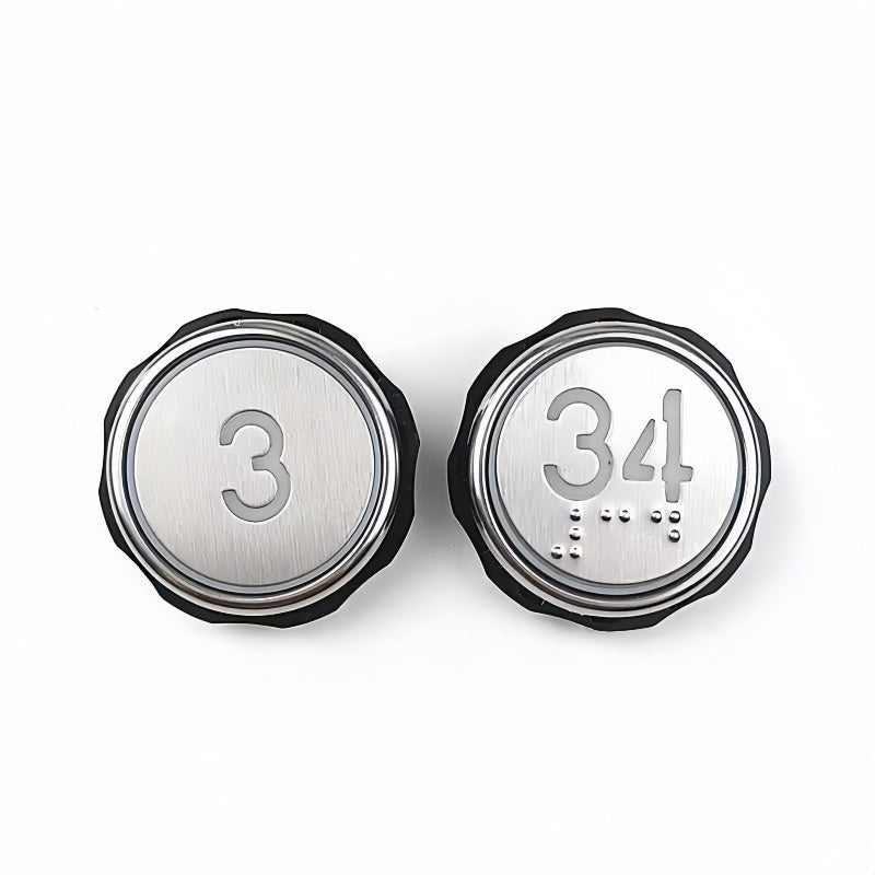 BR27C A311 Stainless Steel Elevator Push Button | LOP COP | Blue Red White
